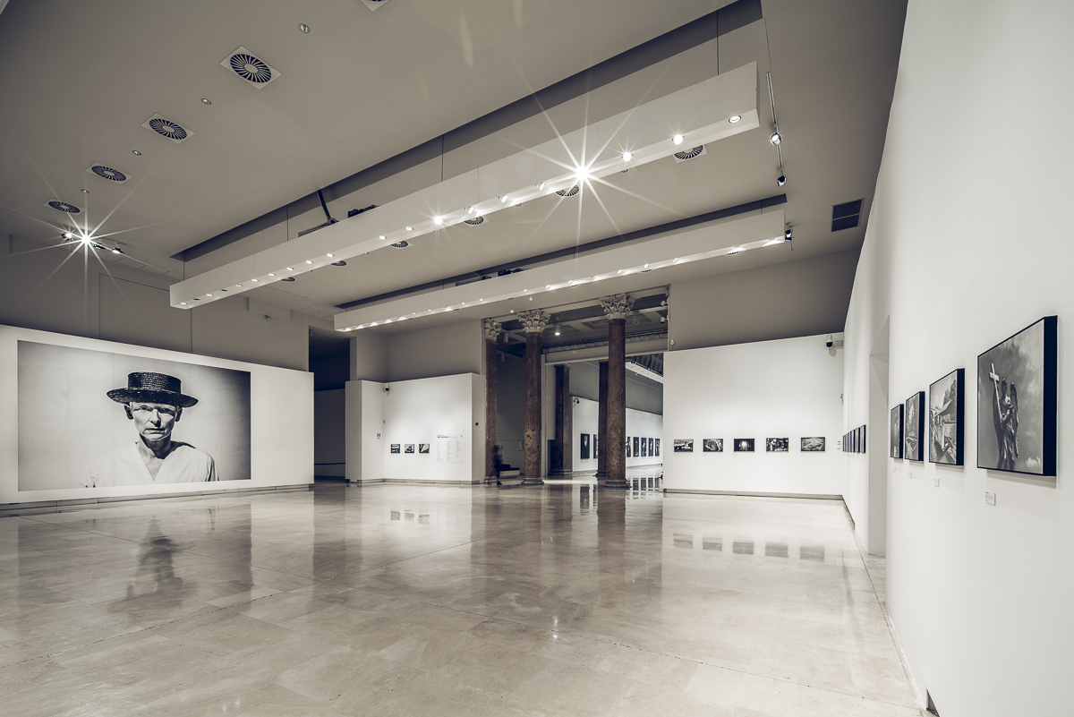 Main gallery view — REFLECTING PASOLINI installation at Palazzo delle Esposizioni
