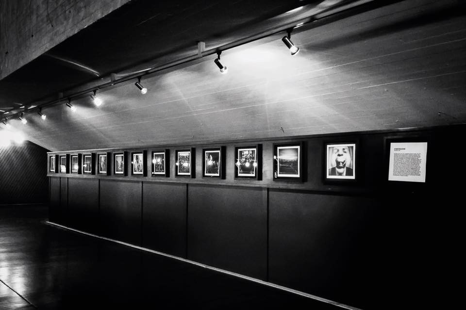 Installation detail — #INSTAGOOD two-artist presentation in Karlsruhe