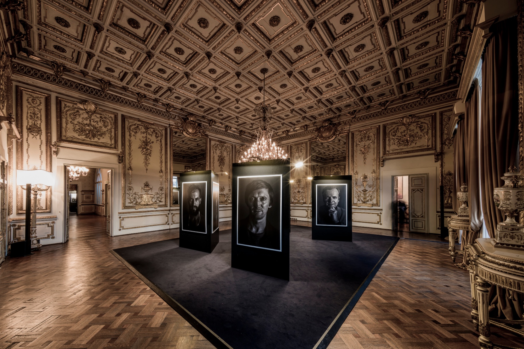 Installation detail — CHARACTERS exhibition sequence in Florence