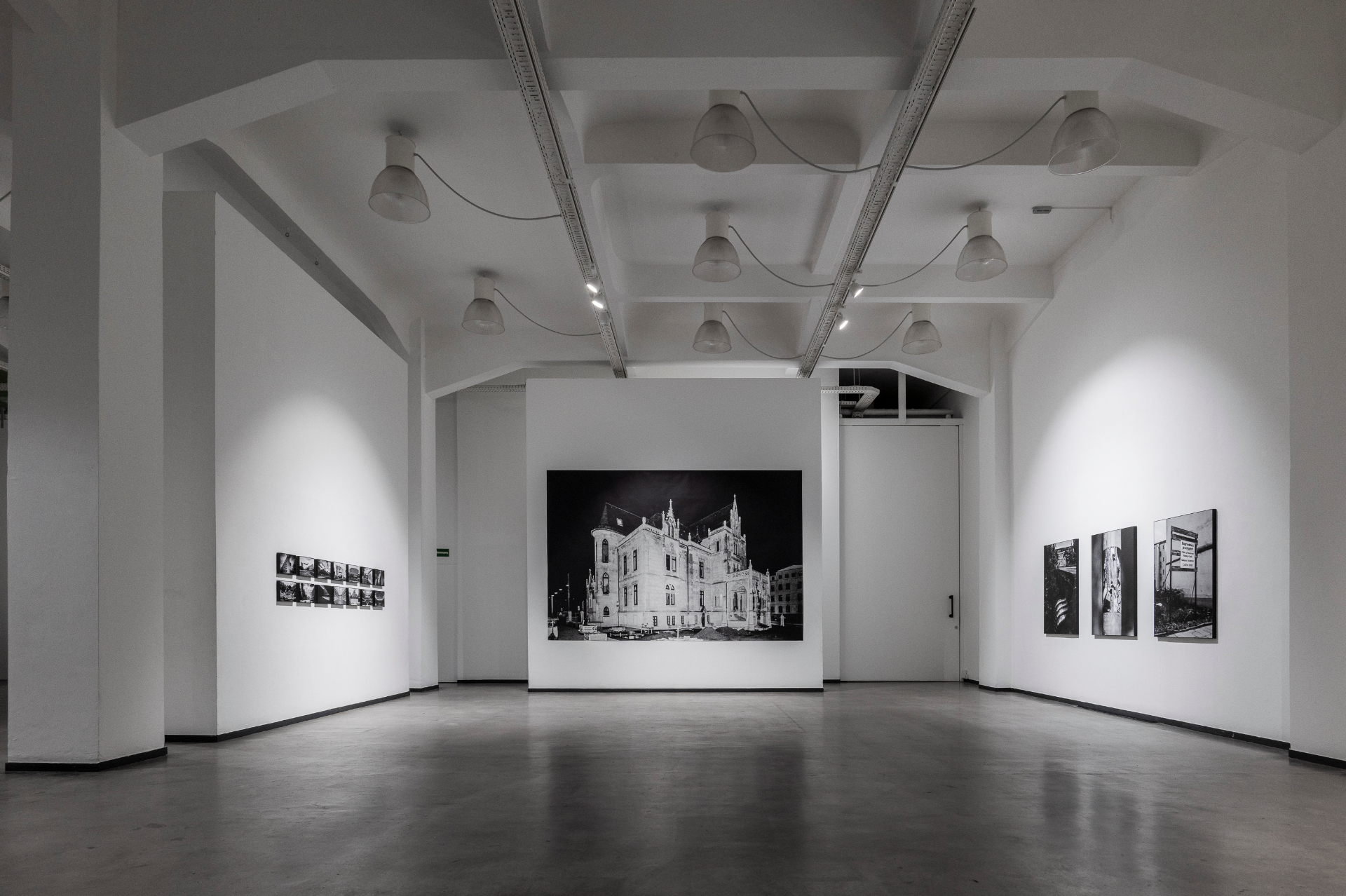 Installation view — KAMENICA unfolding across the gallery wall