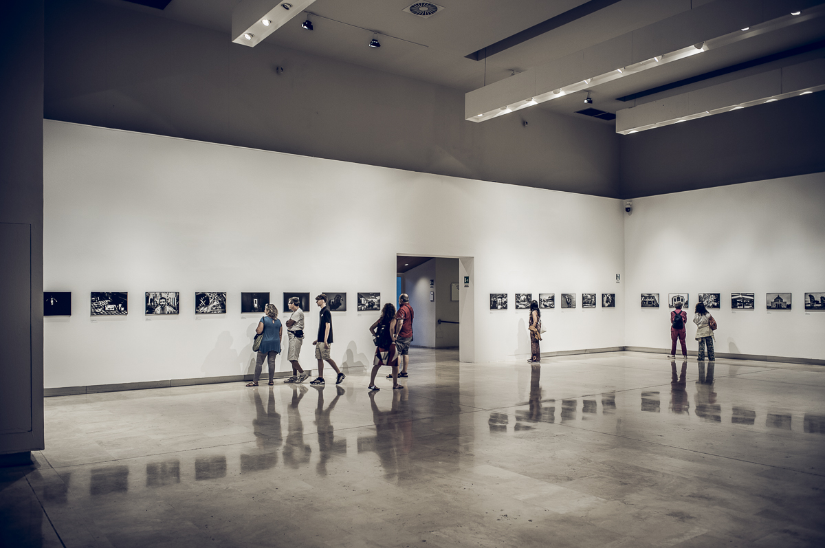 Opening days — audience in the exhibition halls