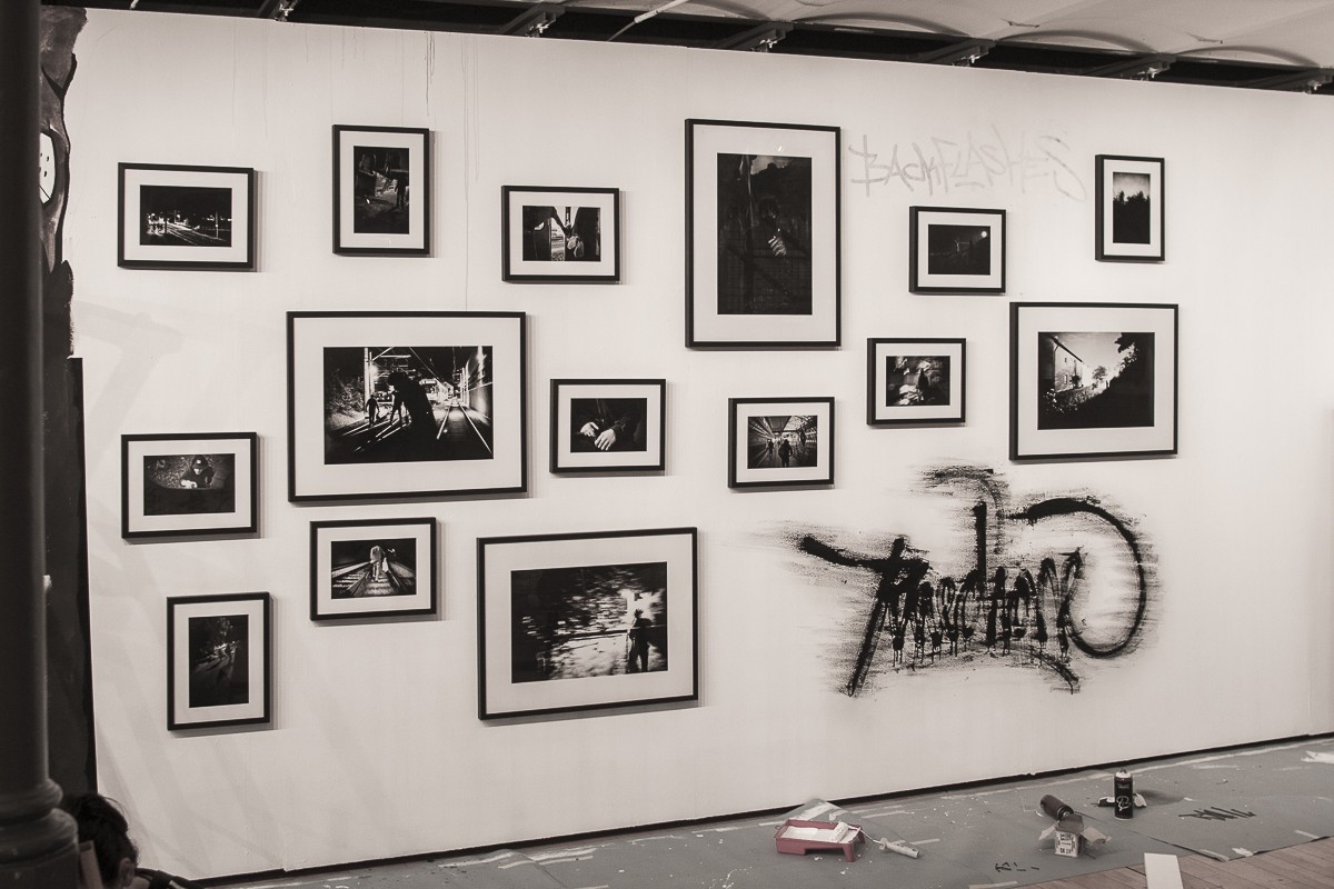 Installation view — BACKFLASHES at NO NEW ENEMIES, Museum Botanique, Brussels, May 2008
