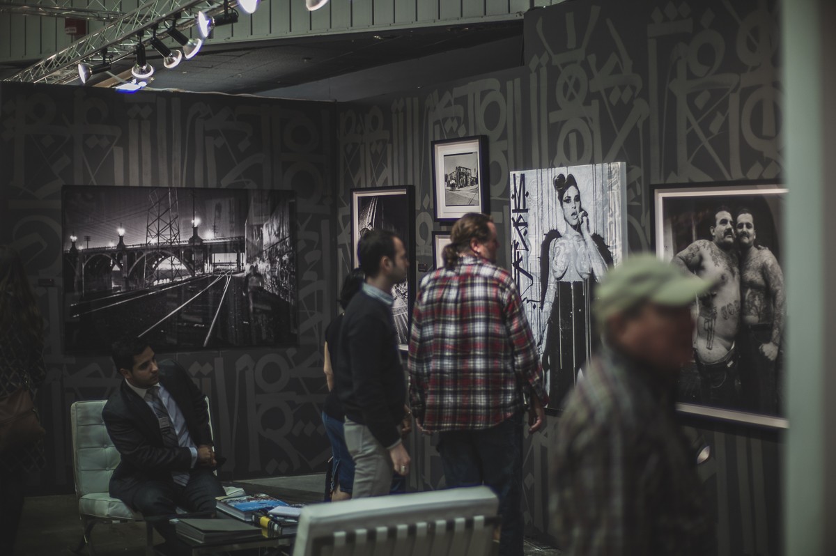 Installation view — BACKFLASHES at Photo LA with RIVERA AND RIVERA Gallery, Los Angeles, 2011